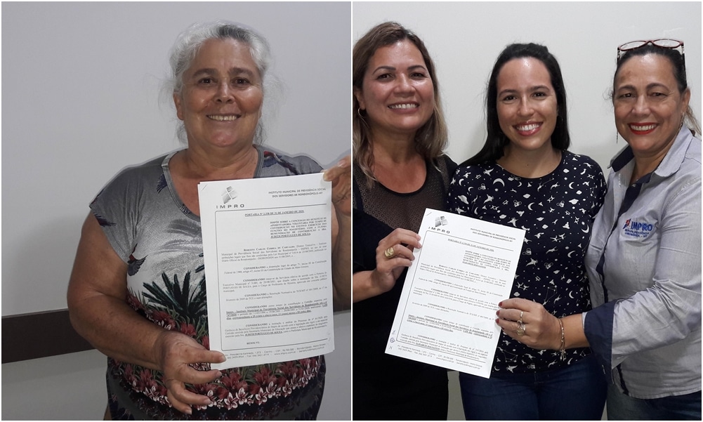 Aposentadas após 26 anos de muita dedicação