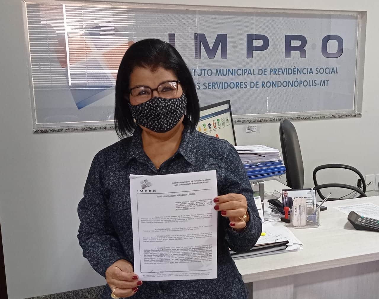 Professora que iniciou carreira aos 12 anos é a mais nova aposentada do IMPRO