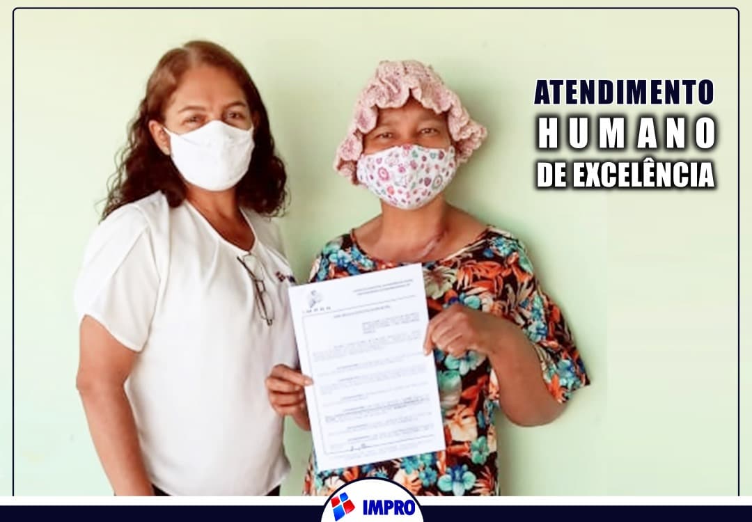 IMPRO procura servidora, com problemas de saúde e aposenta trabalhadora em sua residência