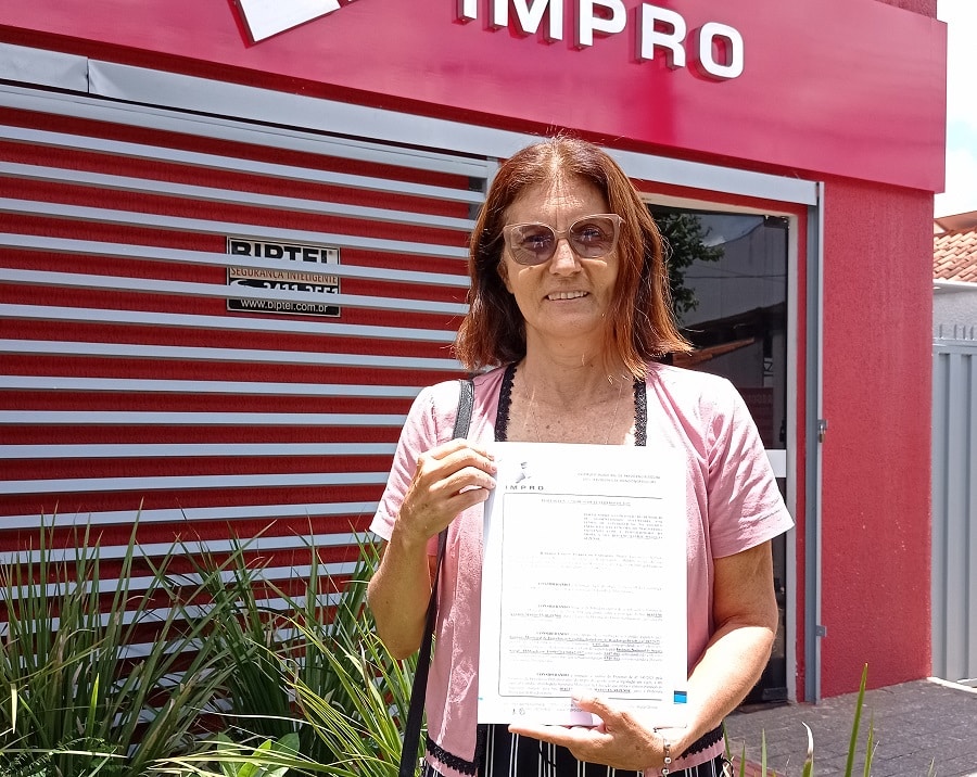 Professora Iracene agora joga no time IMPRO