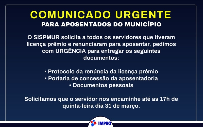 COMUNICADO