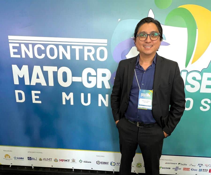 Danilo Ikeda representa o IMPRO no Encontro Mato-Grossense de Municípios
