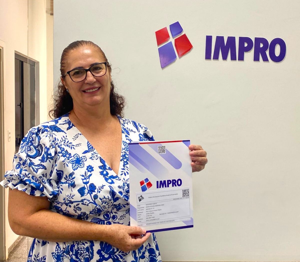 Professora Maria Helena é a mais nova aposentada do IMPRO